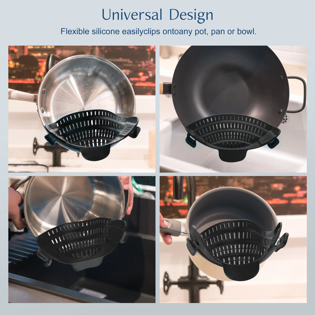 1pc, Strainer, Silicone Pot Strainer