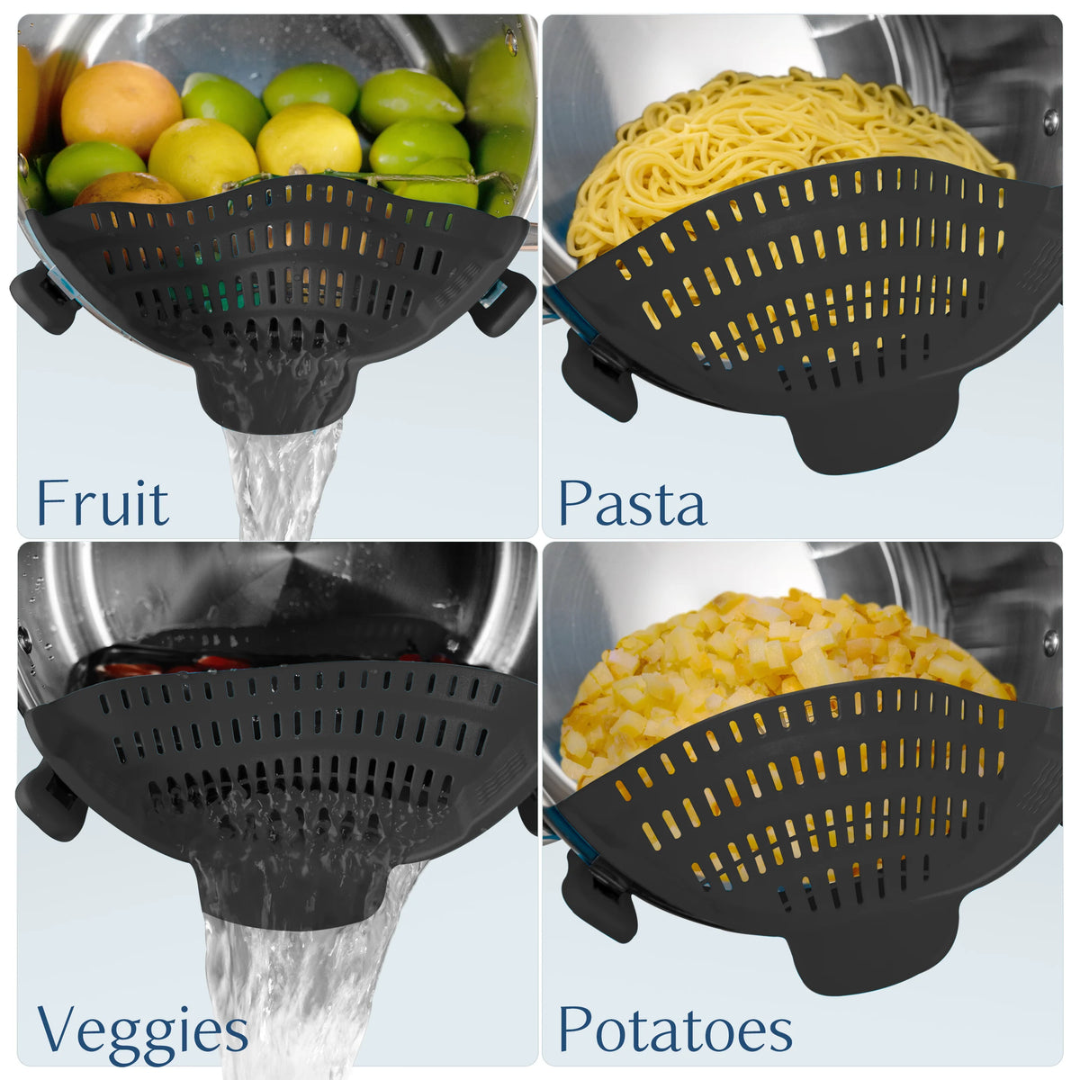 1pc, Strainer, Silicone Pot Strainer